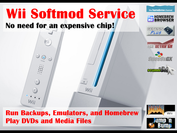 Wii Ombouw Modchip & Softmod