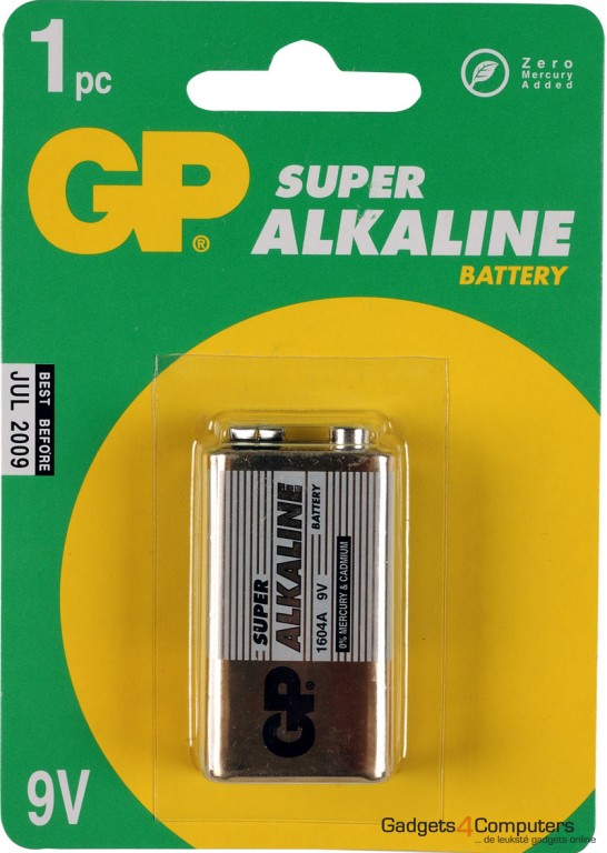 GP Super Alkaline Batterij 9V
