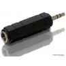 Stereo Adapter, 6.3mm Jack - 3.5mm Jack