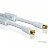 F to PAL Coaxial Cable, 5 Meter (Gold)