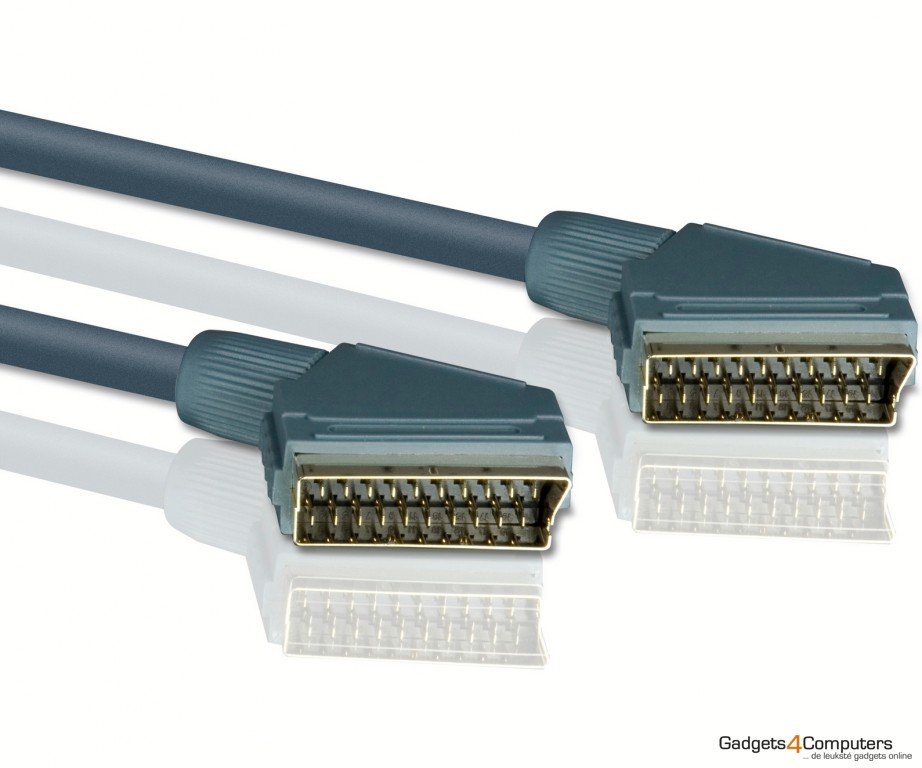 SCART Cable, 1.5 Meter (Gold)
