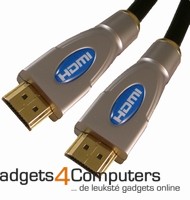 HDMI kabel - Versie: 1.4 - 2 Meter - Gold + Metal Ends