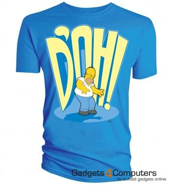 T-shirt - Simpsons D'oh - Blauw (M)