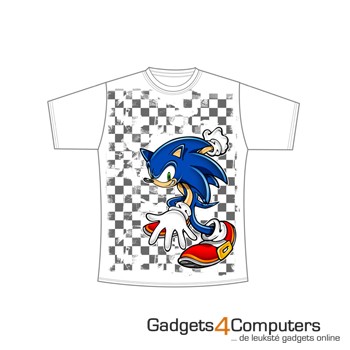 T-shirt - Sonic - Wit (M)