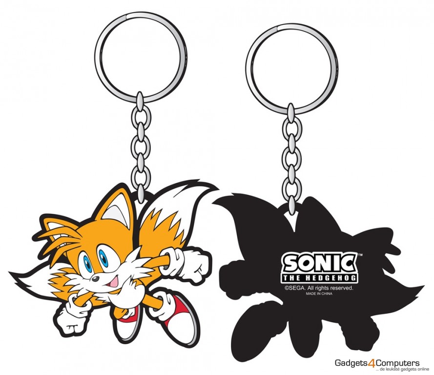 Tails Rubber Key Chain