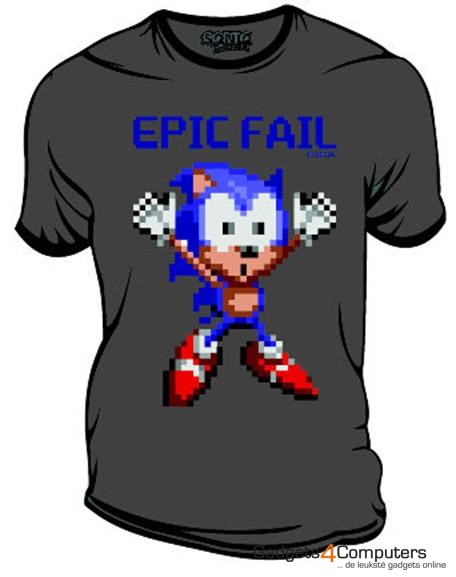 T-Shirt Sonic - Epic Fail (L)