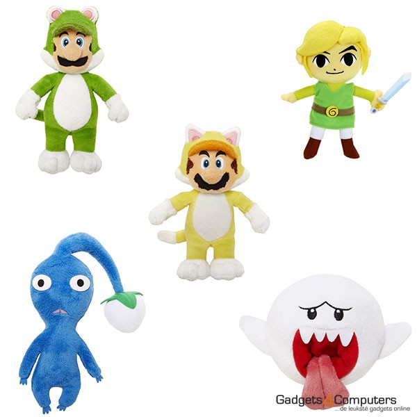 Plush - Mario/Pikmin/Zelda - Assorti - 20cm